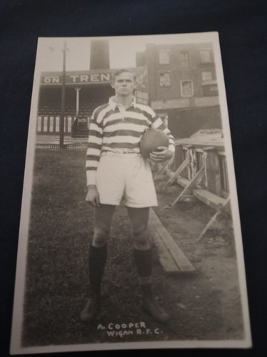 Vintage rugby league - league, postcard