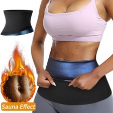 Women Sweat Waist Trimmer Trainer Belt Belly Sweat Band Sauna Slimming Belt