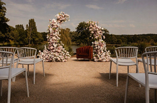 Wedding floral arch backdrop - floral,