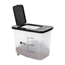 30L BLACK PET FOOD CONTAINER