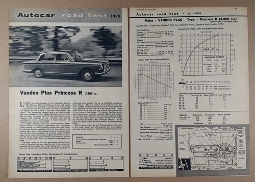 1964 vanden plas princess - vanden,