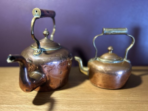 Two antique copper - two, and