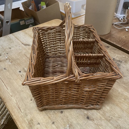 Vintage large wicker - vintage, basket