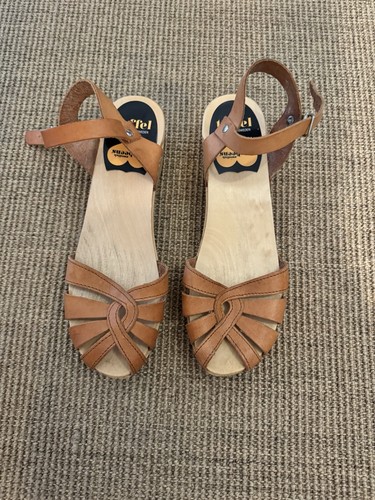 Swedish hasbeens tan sandals - hasbeens,