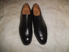 Church' consul Mens Black calf oxford Shoes size UK 11 g wider fit
