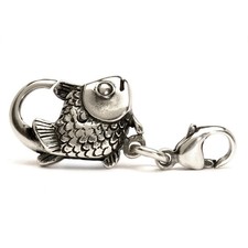 RETIRED. Trollbeads Silver Big Fish Clasp Excellent Condition
