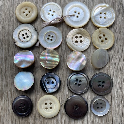 Mother pearl buttons - of, buttons-