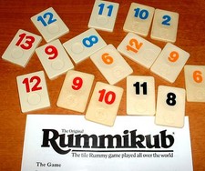 RUMMIKUB 2 FOR 99p LOST NUMBER TILE  REPLACEMENT STANDARD SIZE DIFFERENT STYLES