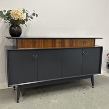 G Plan Librenza Tola and Black Sideboard, MCM G Plan Sideboard
