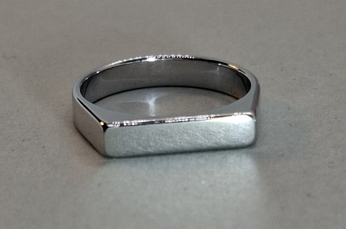 Silver stainless steel - silver, slim