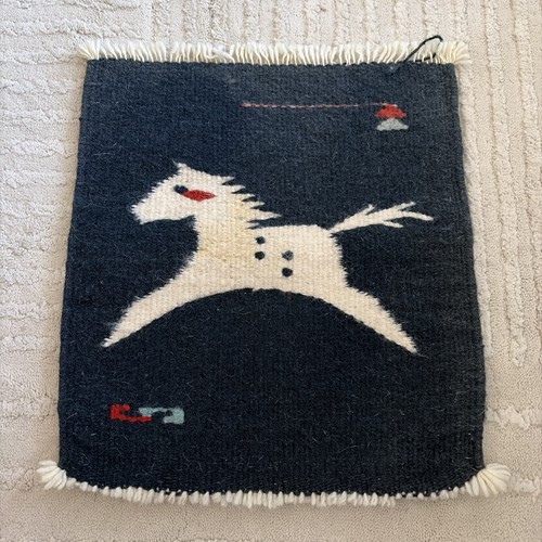Horse wool tapestry - tapestry, mini