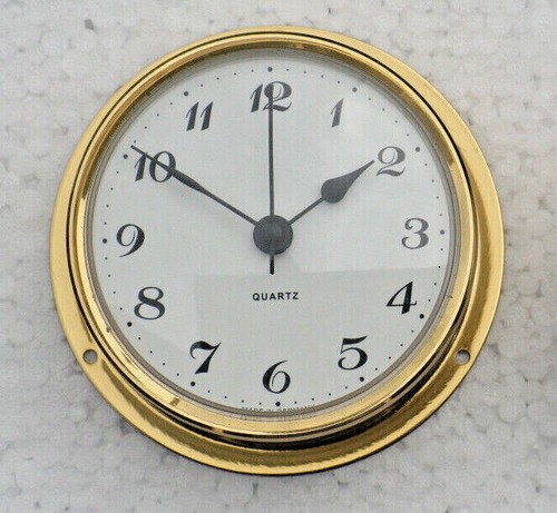 Brass ships clock marine style - brass,