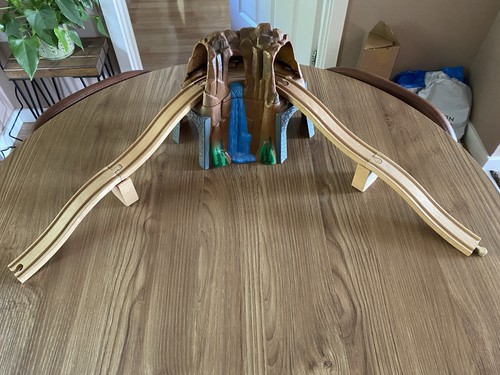 Wooden train track - train, accessories