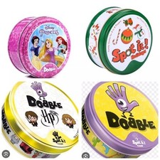 Dobble Kids & Adults Card Game 2-8 Players Family Fun Travel Gift Set Kids Party