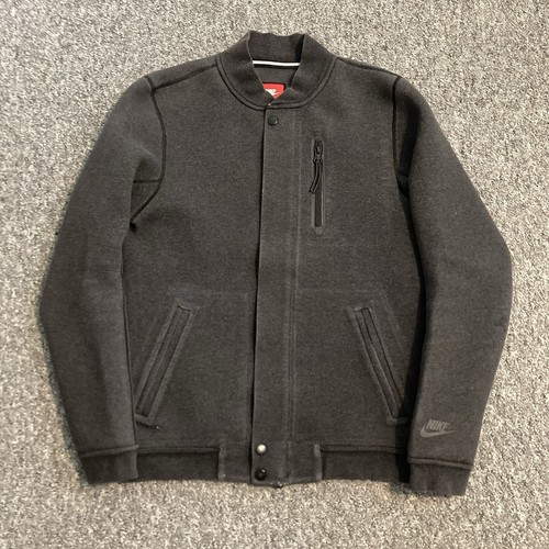 Nike tech varsity jacket grey - tech,