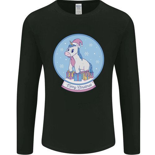 Christmas unicorn snow - christmas, globe
