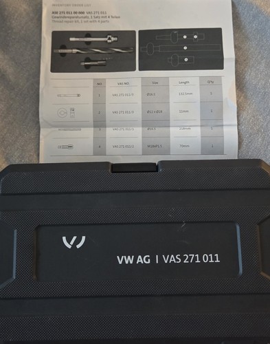 M14x1 thread repair - vw,
