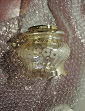 Amber glass light shade