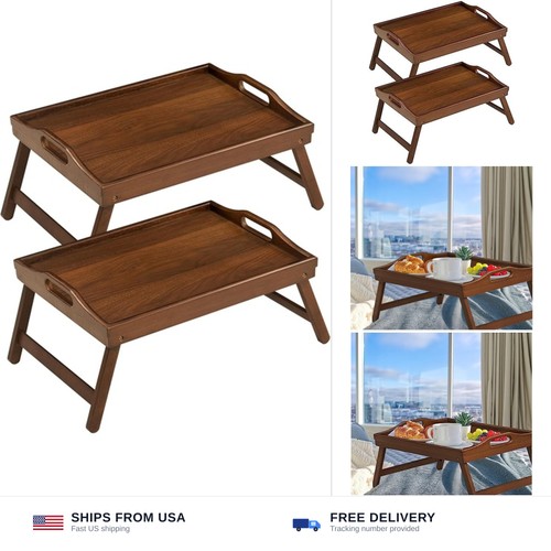 Pack bamboo bed tray table - 2,