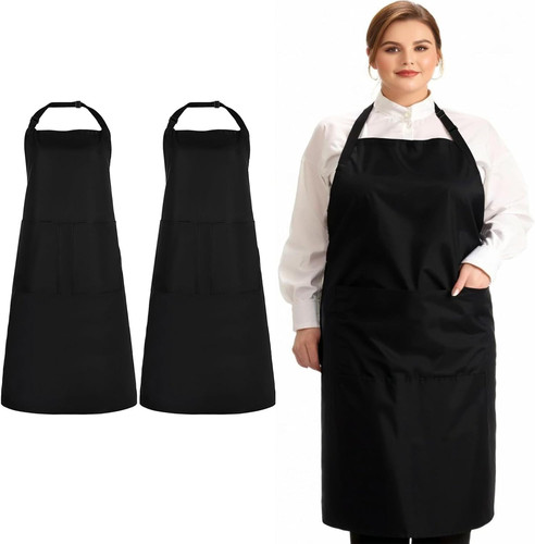 White black chef - black, aprons,