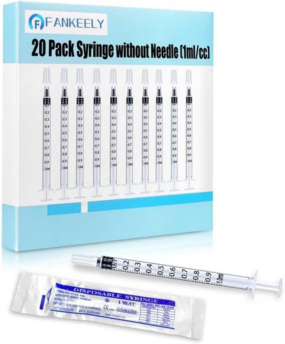 20pcs 1ml colostrum - 1ml, syringes