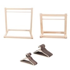 User Friendly Double Bar Doll Garment Organizers For Nursery Wardrobes Space