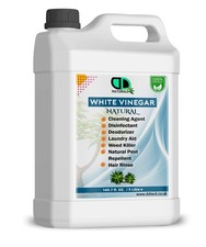 White Vinegar 100% Natural For Cleaning Pickling Marinating Cooking, Multi Uses