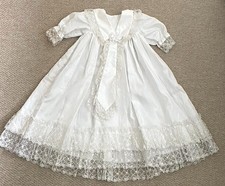 Sarah Louise White Christening Gown. Age 3 months.