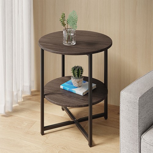 Small round sofa side table - small,