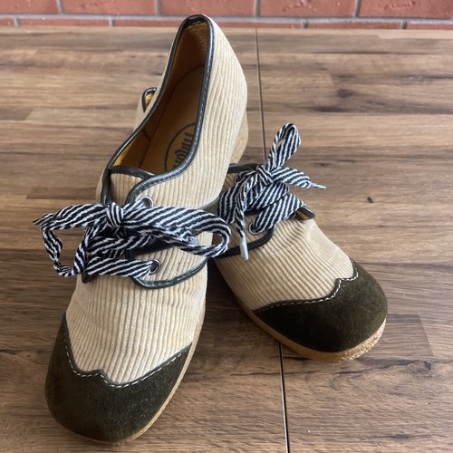 Ladies 1970s shoes size 5 - shoes,