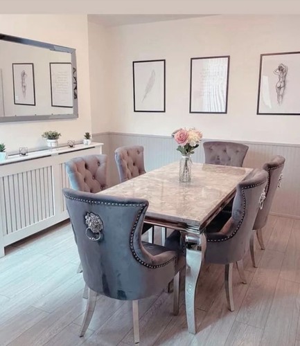Italian marble dining table - italian,