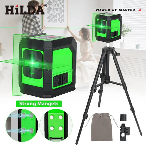 Line green laser - laser, cross