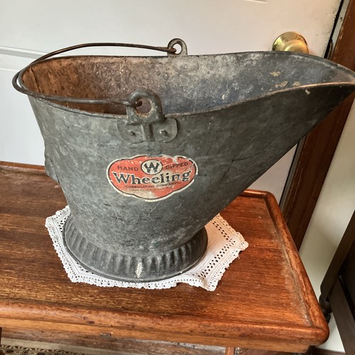 Antique galvanized steel hog - galvanized,