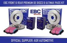 EBC FRONT + REAR DISCS AND PADS FOR MERCEDES E-CLASS W124 E200 CABRIOLET 1993-97