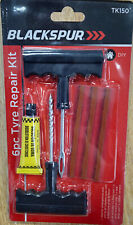 MOTORCYCLE CAR VAN TUBELESS TYRE PUNCTURE REPAIR KIT TIRE TOOL PLUG