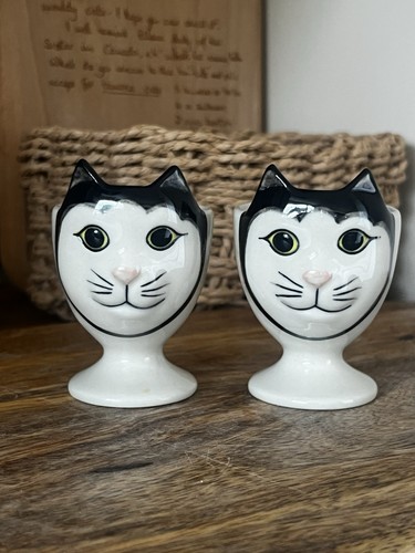 Set ceramic cat face - 2,