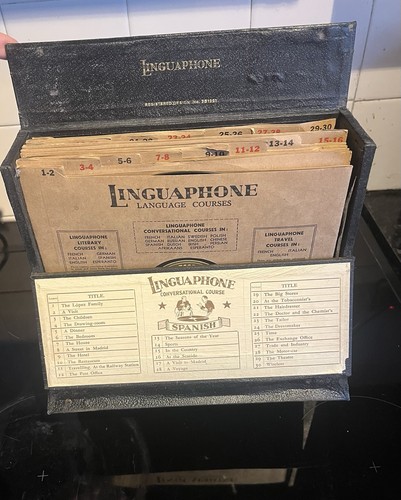 Vintage 1930s linguaphone - vintage,