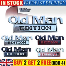 Old Man Edition Car Emblem 3D