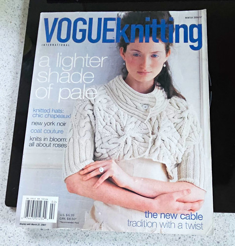 Vogue knitting international - knitting,
