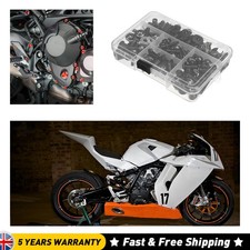 Black Motorcycle Fairing Bolts