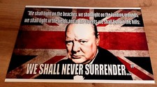 WINSTON CHURCHILL WE SHALL