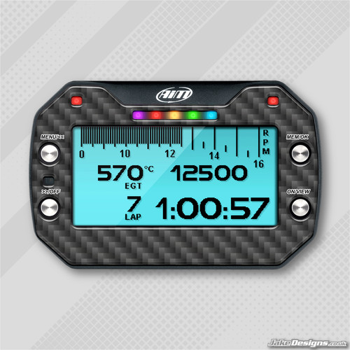 Carbon fibre look gel sticker - ,