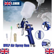 HVLP Mini Gravity Feed Air Spray Paint Gun 1.0 mm Nozzle Auto Car Paint Sprayer