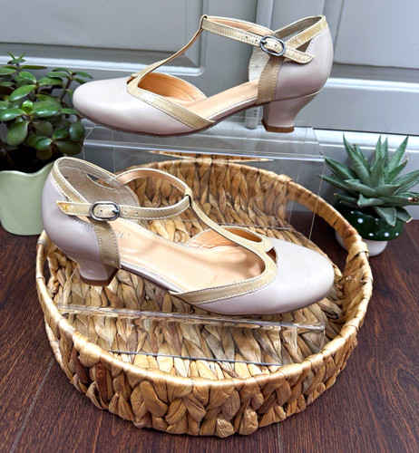 Hotter rumba beige leather - beige,