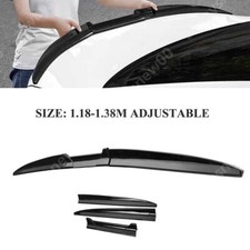 118cm-135cm Universal Rear Upper Boot Trunk Spoiler Lip Extension Wing Black UK