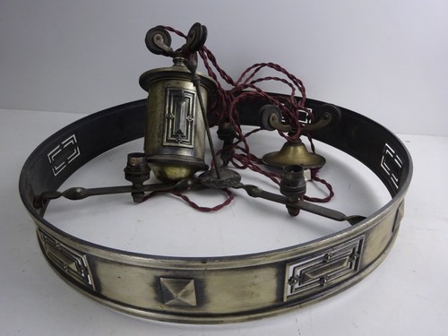 Antique edwardian brass rise - antique,
