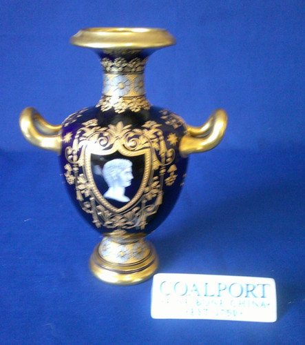 Coalport two handled ovoid - a,