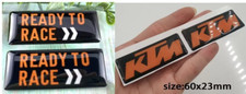 2 Pairs Ktm 3d Gel Stickers