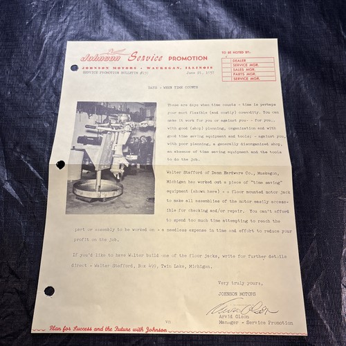 1957 johnson motors outboard - johnson,