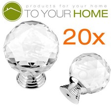 Dihl Globe Crystal Door Knobs